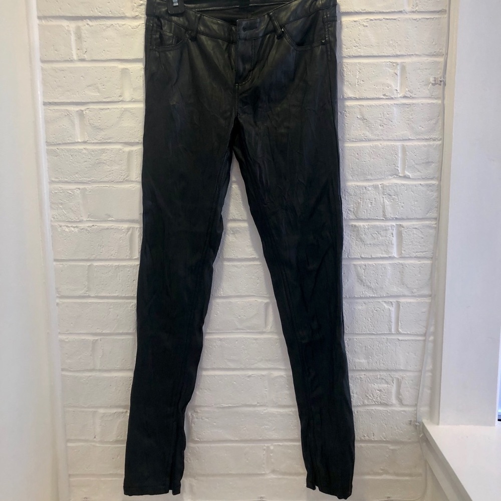 Forever 21 Black Faux Leather Pants